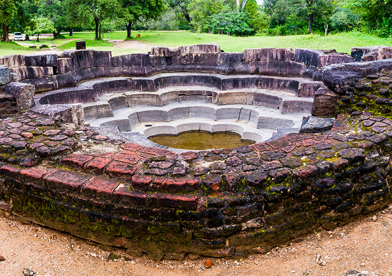 Sri Lankan Odyssey – Ancient City of Polonnaruwa, Lotus Pond (Nelum Pokuna), UNESCO World Heritage Site, Sri Lanka, Asia