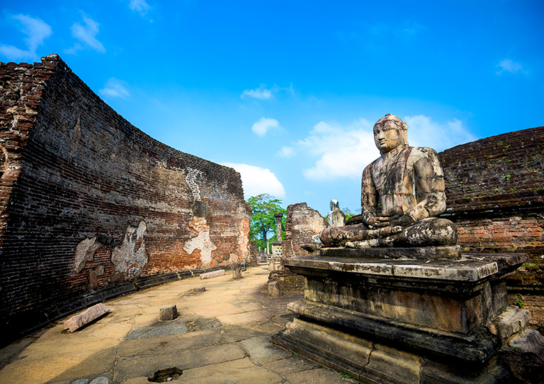 Sri Lankan Odyssey – Ancient ruins. Polonnaruwa temple. Sri Lanka